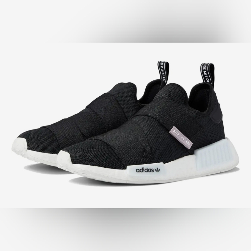 Adidas Originals NMD R1 Sneakers Black Size 8 Women's Running Shoes Black
